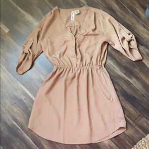 Cute tan dress